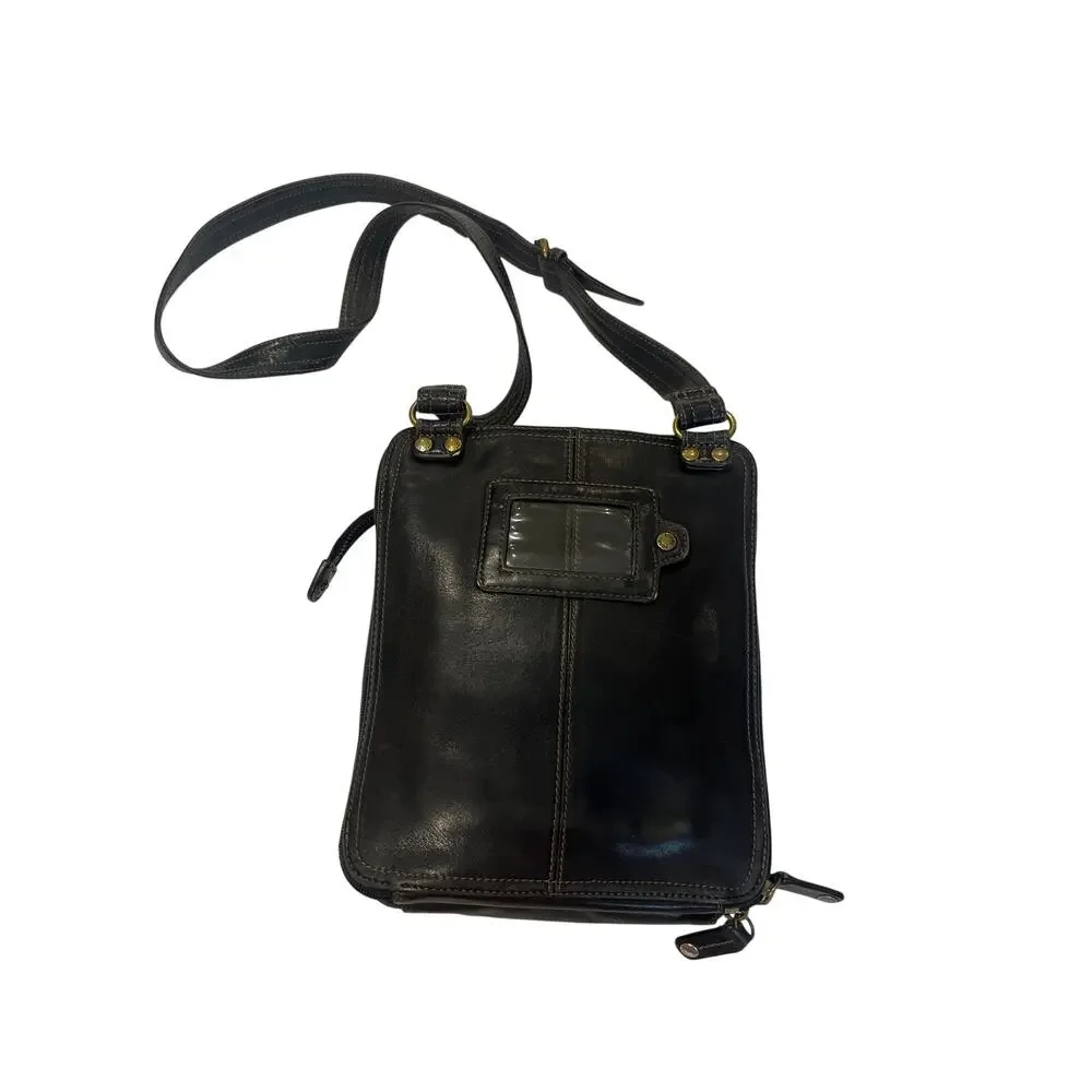 Vintage Fossil ZB8944 Leather Cross Body Travel Bag
